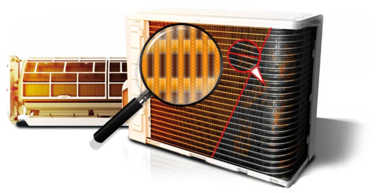 KORROZIÓGÁTLÓ BEVONATTAL ELLÁTOTT HŐCSERÉLŐ